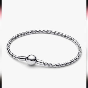 Authentic Pandora Round Clasp Wing Chain Bracelet